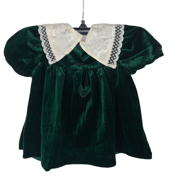 Vintage 1980's Pretty as a Picture Toddler Girl's Size 18 Months Formal Dress - Picture 5 of 6